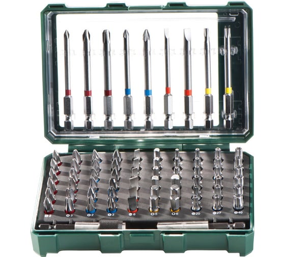 Набор бит (71 предмет) 6 шт. в дисплее Metabo 6267040001 1