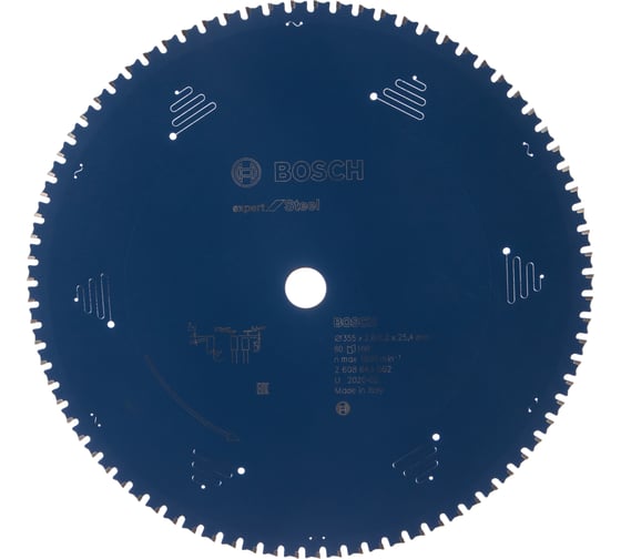 Пильный диск по металлу (355х25.4 мм; 80Т) Bosch 2608643062 1