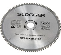 Диск пильный твердосплавный 255x30 мм, Z100 Slogger DP255х30 Z100