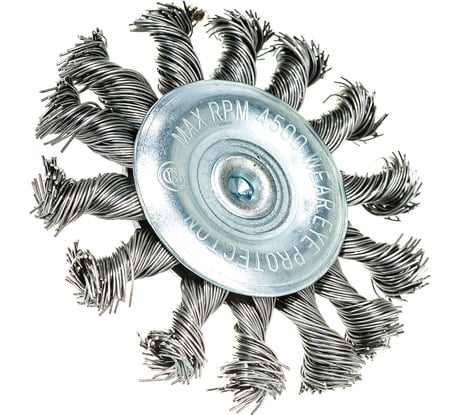Кордщетка радиальная витая (75 мм) ПРАКТИКА 242-694