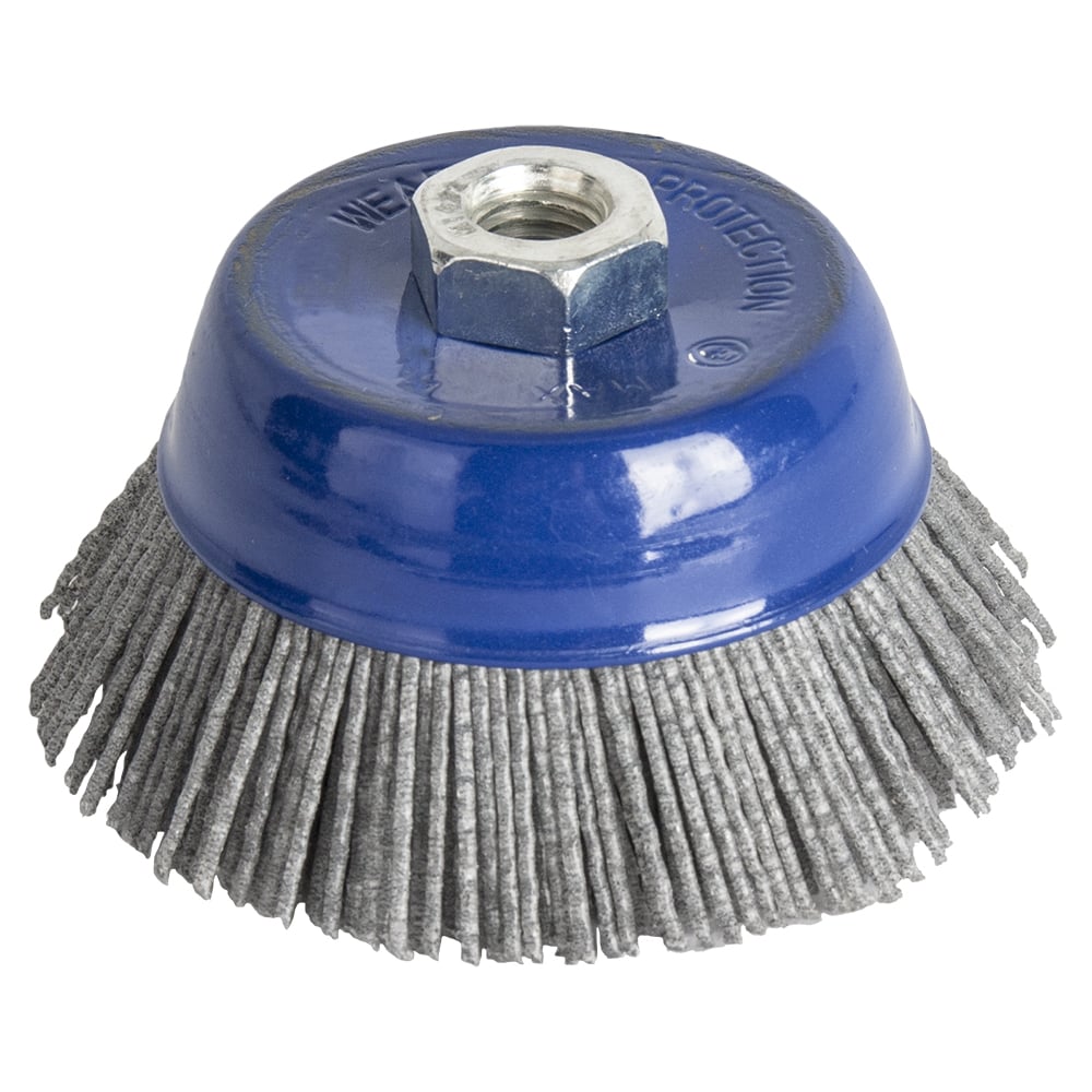 Кордщетка чашеобразная абразивная (90 мм; М14) ПРАКТИКА 242-649 ...