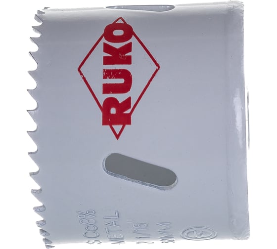 Коронка биметаллическая HSS Co 8% (52 мм) RUKO 126052