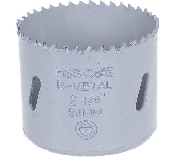 Коронка биметаллическая HSS Co 8% (54 мм) RUKO 126054