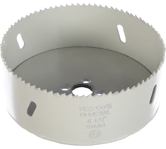 Коронка биметаллическая HSS Co 8% (114 мм) RUKO 126114 1