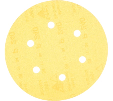 Круг шлифовальный (150 мм; Р240) 25 шт. DEWALT DT 3137 118845