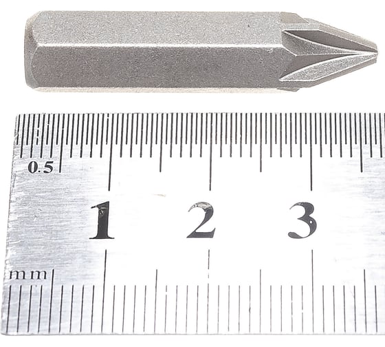 Бита короткая крестовая (PZ2; 5/16") Hans 032-4PZ2