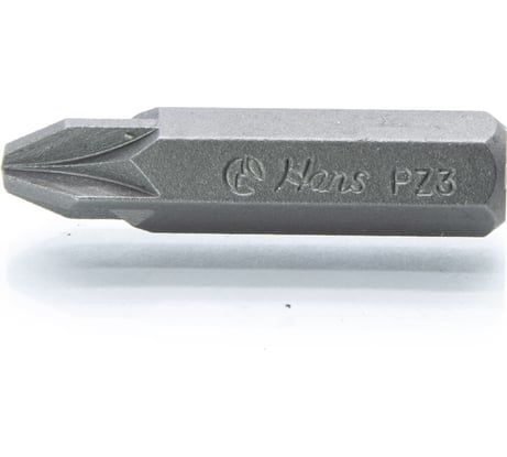 Бита короткая крестовая (PZ3; 5/16") Hans 032-4PZ3