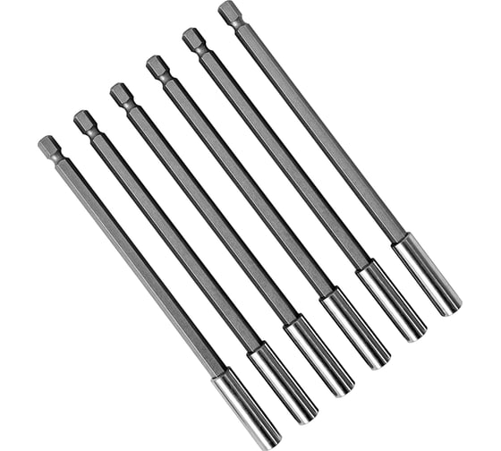 Адаптер магнитный для бит 6 шт vertextools АД-150