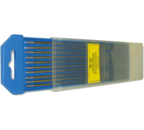 Комплект электродов WC-20 (10 шт; 1 мм) для сварки TIG DC Blue Weld 802220