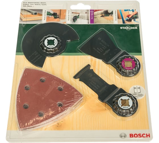 Набор насадок для МФИ универсальный (13 шт.) Bosch 2609256977