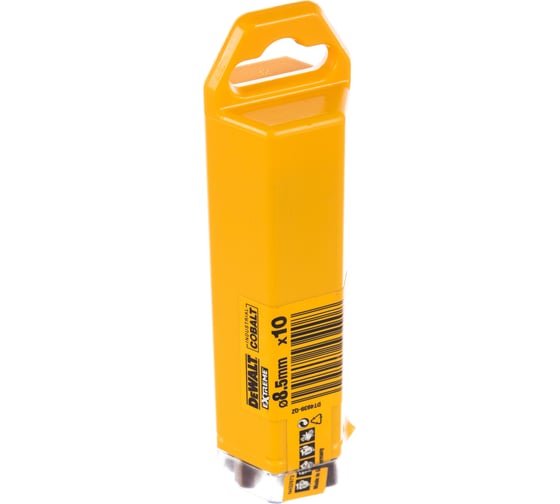 Сверло по металлу 10 шт. COBALT 5% (8.5х117х72 мм) DEWALT DT4939