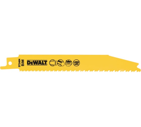 Полотно пильное по металлу (152 мм; шаг зубьев 1.45-3.4 мм) 5 шт. DEWALT DT 2404