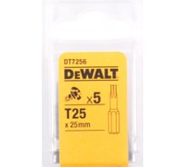 Бита (Т25; 25 мм) 5 шт. DEWALT DT 7256