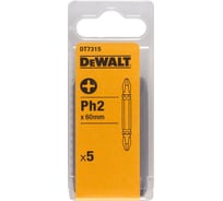 Бита двухсторонняя (PH2; 60 мм) 5 шт. DEWALT DT 7315