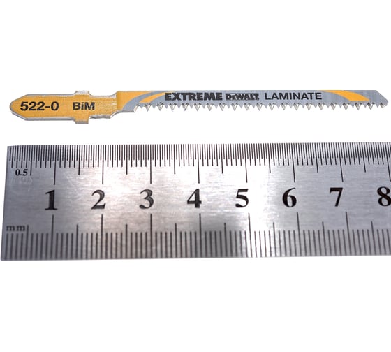Пилки для лобзика по ламинату (82 мм; шаг зубьев 1.4 мм) 3 шт. DEWALT DT 2081
