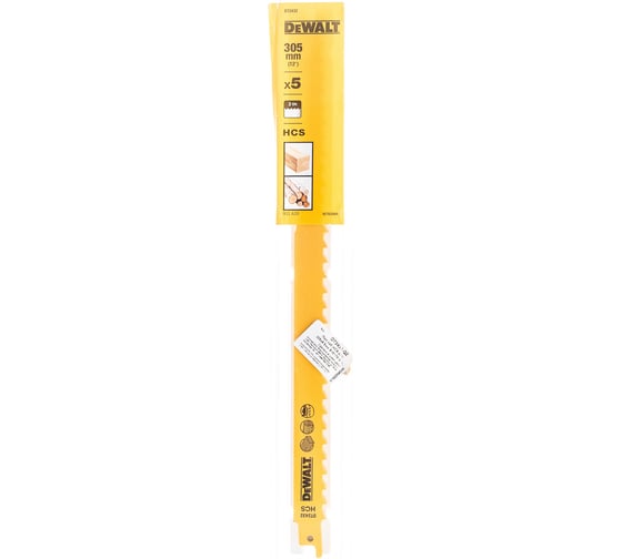 Полотно пильное по дереву (305 мм; шаг зубьев 8.5 мм) 5 шт. DEWALT DT 2432