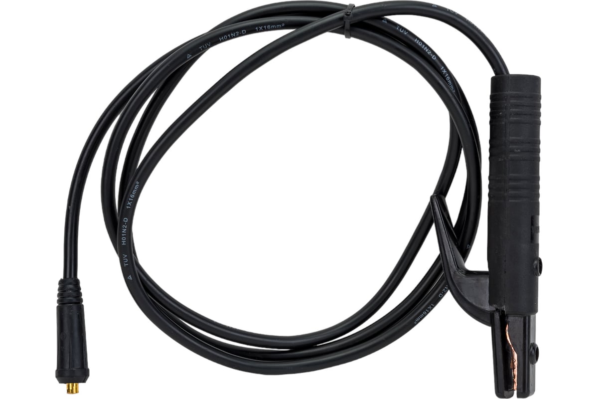 Кабель сварочный (3 м; DX25; 16 кв мм; электрододержатель) Elitech 0606 ...