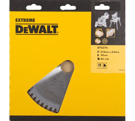 Пильный диск по дереву Extreme (216х30 мм) DEWALT DT4370