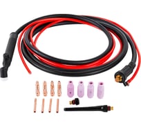 Горелка сварочная (4 м; DX50) для TIG сварки Elitech руч.управ.подачи газа 0606.000800 172525