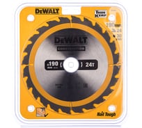 Пильный диск CONSTRUCT (190х30 мм; 24 ATB) DEWALT DT1944