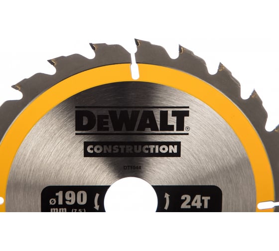 Пильный диск CONSTRUCT (190х30 мм; 24 ATB) DEWALT DT1944 - выгодная ...
