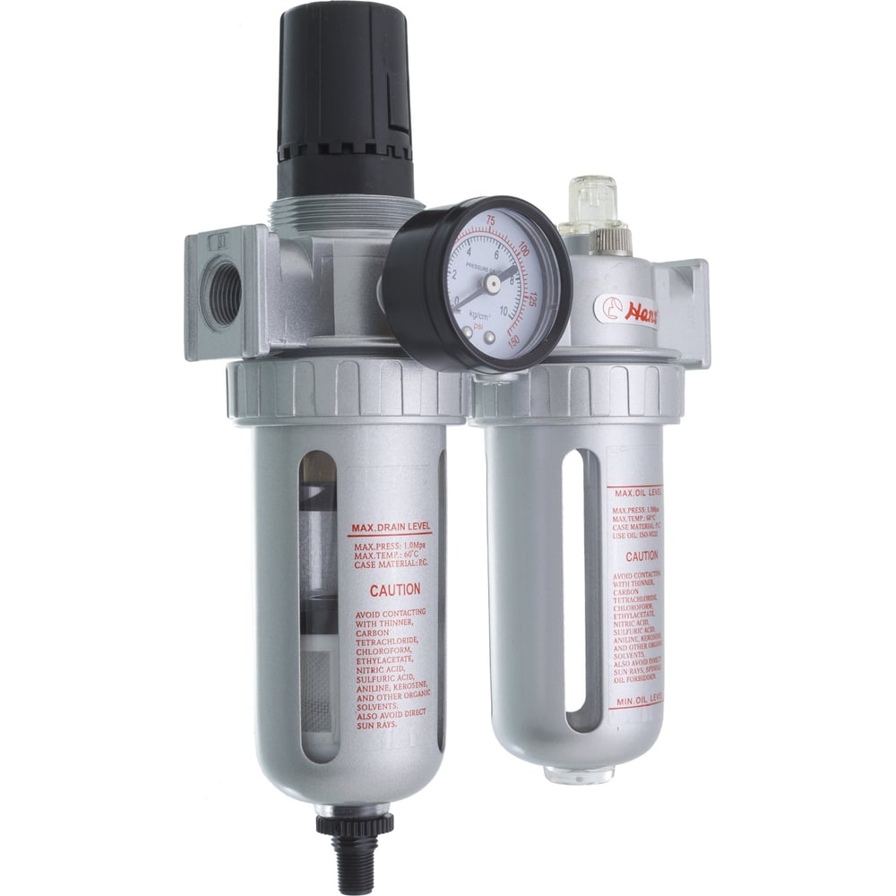 Регулятор давления с лубрикатором и фильтром Hans 8600-4010 - выгодная ...