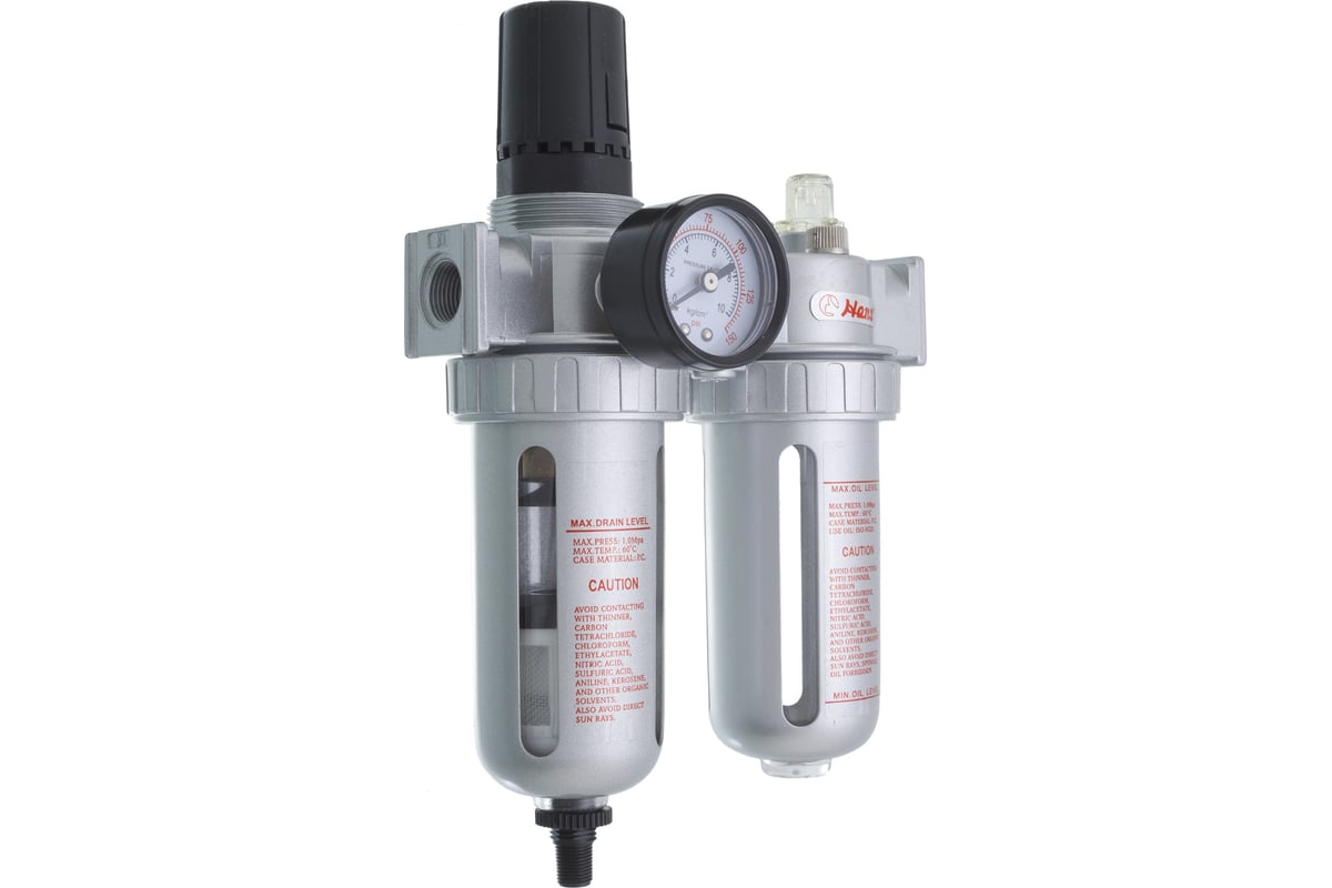 Регулятор давления с лубрикатором и фильтром Hans 8600-4010 - выгодная ...
