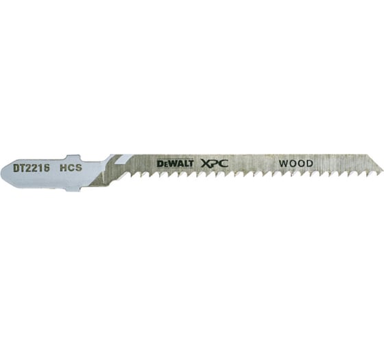 Пилки для лобзика по дереву (100 мм; шаг зубьев 4.2 мм) 5 шт. DEWALT DT2213
