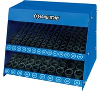 Стенд с ударными торцевыми головками 1/2 KING TONY 8-32 мм серия 4535М 158 предметов 4472MP