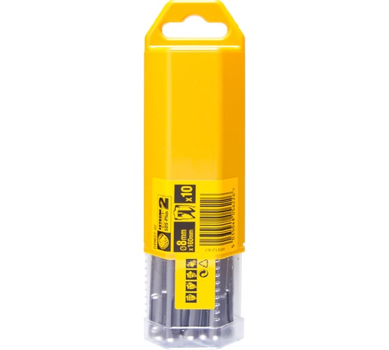 Бур SDS+ EXTREME2 (8х160х100 мм) 10 шт. DEWALT DT9827 1
