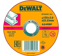 Круг отрезной по металлу (125x22.2 мм) Dewalt DT42301