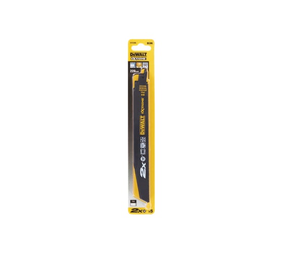 Полотно сабельное 5 шт. BiM DEMO (228х2.5 мм) S1120СF DEWALT DT2308L