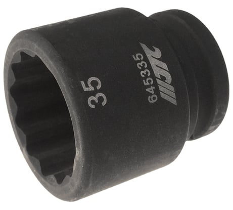 Головка торцевая ударная 12-гранная 3/4 х 35мм, длина 56мм JTC-645335