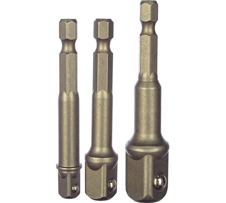 Набор адаптеров 1/2х73L, 3/8x65L, 1/4х65L JTC-JW0760