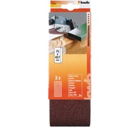 Шлифовальные ленты 3 шт. (75х457 мм; K 60; оксид алюминия) KWB 9119-46