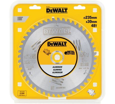 Пильный диск по алюминию EXTREME (235х30 мм; 48 зубьев TCG) DEWALT DT1913