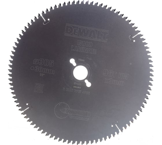 Пильный диск EXTREME по дереву (305х30 мм; 96 TFZ) DEWALT DT4290