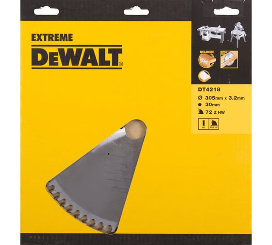 Пильный диск по ламинату (305х30 мм; 60 HZ) DEWALT DT4218 1