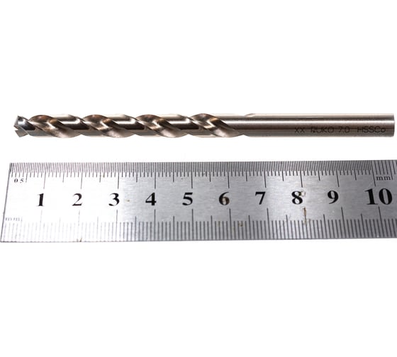 Сверло по металлу HSSE-Co5 DIN 338 (7х109х69 мм) Ruko 215070