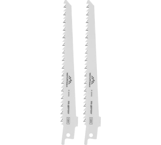 Полотно для сабельной электроножовки 2 шт vertextools K-S644D