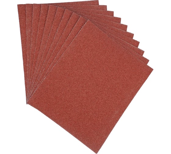 Шлифлист на тканевой основе, P 40, 230 х 280 мм, 10 шт., водостойкий MATRIX 75633