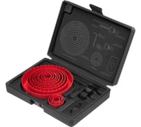 Набор кольцевых пил по дереву (19-127 мм; 12 шт.) MATRIX 70472