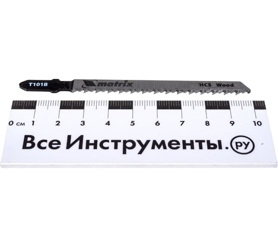Полотна для электролобзика по дереву T101B (75 мм; 2.5 мм; 3 шт.) MATRIX 78201