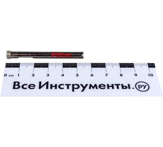 Алмазная кольцевая коронка FIT IT для стекла, кафеля 6 мм 36026
