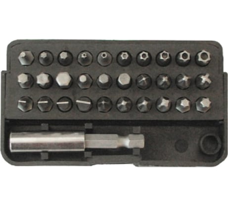 FIT IT Набор бит 31 шт. CrV + адаптер с защелкой 57854