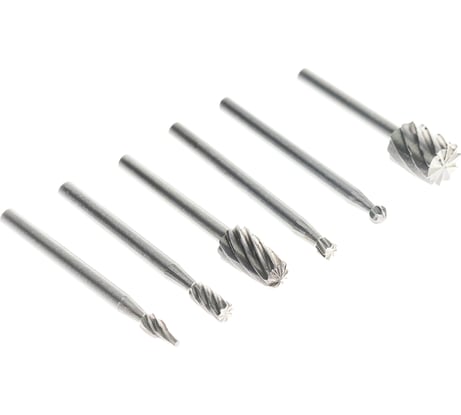 Шарошки-мини по металлу,  6 шт. FIT IT 36477