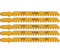 Полотна по дереву, евро хвостовик, 65 Mn сталь, 10Т, 5 шт. FIT IT 41106