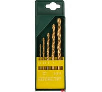 Сверла по металлу HSS, титановое покрытие, 5 шт. FIT IT 34211