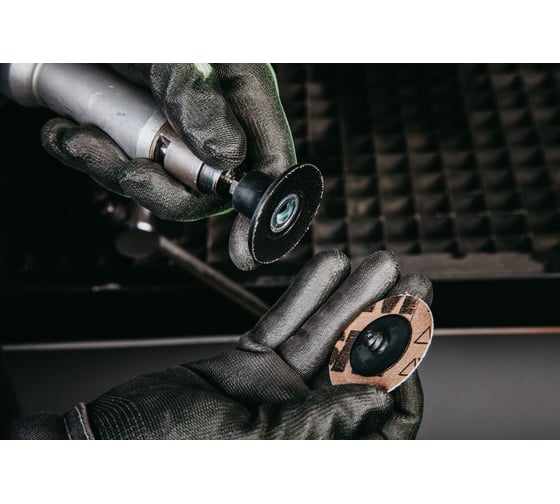 Диск шлифовальный быстросменный на винтовом креплении ZIRCONIUM (P60; 50 мм) Abraforce АМ093588