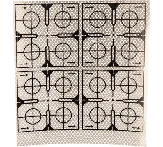 Отражатель пленочный (90х90 мм) 4 шт. RGK